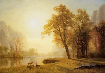 Kings River Canyon California Albert Bierstadt Landscape Oil Paintings